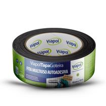 FITA TAPA GOTEIRA ALUMINIZADA 10cmx10m - VIAPOL FITA TAPA GOTEIRA ALUMINIZADA 10cmx10m - VIAPOL
