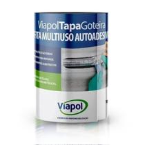 FITA TAPA GOTEIRA ALUMINIZADA 30cmx10m - VIAPOL FITA TAPA GOTEIRA ALUMINIZADA 30cmx10m - VIAPOL