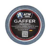 Fita Tecido Gaffer 24mmX5m Preta ATM Tape Fita Tecido Gaffer 24mmX5m Preta ATM Tape