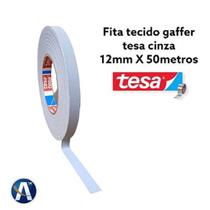 Fita Tecido Gaffer Tape Cinza 12mmX50m Tesa