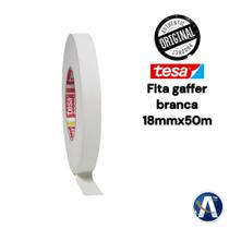 Fita Tecido Gaffer Tape Original Tesa 18mmX50m Cor Branca Fita Tecido Gaffer Tape Original Tesa 18mmX50m Cor Branca