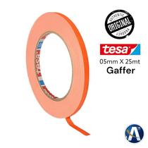 Fita Tecido Gaffer Tape Tesa 05mm X 25m Laranja Fluorescente