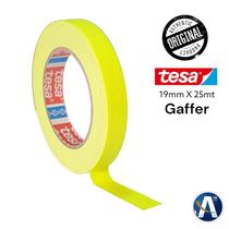 Fita Tecido Gaffer Tape Tesa 19mmX25m Amarela Fluorescente Fita Tecido Gaffer Tape Tesa 19mmX25m Amarela Fluorescente