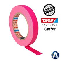 Fita Tecido Gaffer Tape Tesa 19mmX25m Rosa Neon