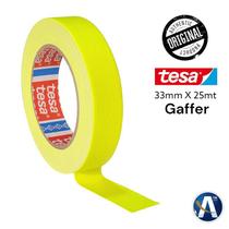 Fita Tecido Gaffer Tape Tesa 33mmX25m Amarela Fluorescente Fita Tecido Gaffer Tape Tesa 33mmX25m Amarela Fluorescente