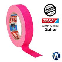Fita Tecido Gaffer Tape Tesa 33mmX25m Rosa Fluorescente Fita Tecido Gaffer Tape Tesa 33mmX25m Rosa Fluorescente