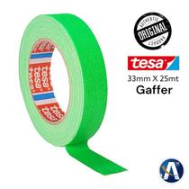 Fita Tecido Gaffer Tape Tesa 33mmX25m Verde Fluorescente Fita Tecido Gaffer Tape Tesa 33mmX25m Verde Fluorescente