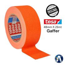 Fita Tecido Gaffer Tape Tesa 48mm X 25m Laranja Fluorescente