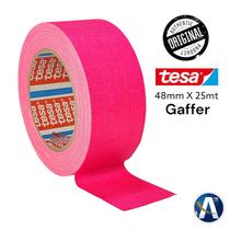 Fita Tecido Gaffer Tape Tesa 48mm X 25m Rosa Fluorescente