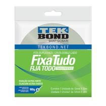 Fita Tekbond Dupla Face Fixa Tudo Transparente 12mmx20m