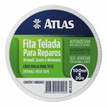 Fita Telada Auto Adesiva Para Gesso -100mm X 20mt Atlas Fita Telada Auto Adesiva Para Gesso -100mm X 20mt Atlas