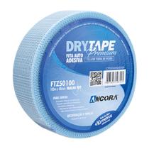 Fita Telada Azul Drywall 45 metros fibra de vidro ancora - Âncora