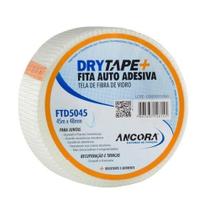 Fita telada para Drywall adesiva Trançada de fibra de vidro porcelanatos Gesso isopor Trincas Parede