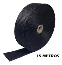 Fita Térmica Preta, Termotape Para Escapamento - 15 Metros Fita Térmica Preta, Termotape Para Escapamento - 15 Metros