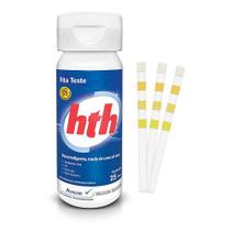 Fita Teste 25 Fitas Hth Teste de Ph, cloro e alcalinidade