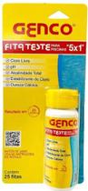 Fita teste 5x1 p/ piscinas - 25 fitas - genco