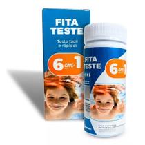 Fita Teste Para Piscina 6 Em 1 Com 50 Unidades - Panozon