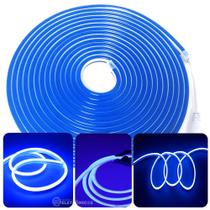 Fita Tira LED Cor Azul Neon Luz Brilhante Baixo Consumo IP67 Uso Interno E Externo 5M FITANEON Fita Tira LED Cor Azul Neon Luz Brilhante Baixo Consumo IP67 Uso Interno E Externo 5M FITANEON