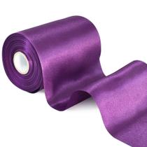 Fita TONIFUL Cetim Dupla Face Roxa 10cm x 20m Fita TONIFUL Cetim Dupla Face Roxa 10cm x 20m