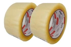 Fita Transparente forte larga Empacotamento Embalagem Caixa 48x100m 2und