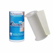 Fita Transparente Hipoalergênica 10 Cm x 4,5 Mt - Missner Fita Transparente Hipoalergênica 10 Cm x 4,5 Mt - Missner