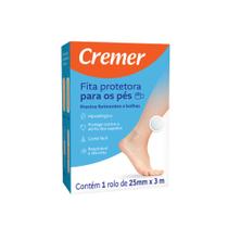 Fita Transparente Protetora Pés 25mmx3m Cremer