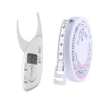 Fita Trena Métrica Corporal + Aparelho De Medir Gordura Corporal Adipometro