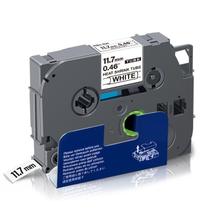 Fita Tubo Termo Retrátil Compatível TZ HSE 231 Branca Letra Preta 12mm Fita Tubo Termo Retrátil Compatível TZ HSE 231 Branca Letra Preta 12mm