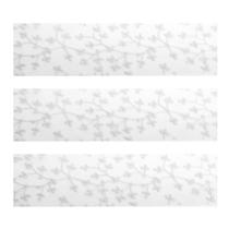 Fita tule bordado 6cm cor 000 branco metro