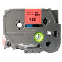 Fita TZ S451 Compativel P/ Rotulador BROTHER 24mm Vermelha