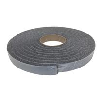 Fita Veda Fresta Multiuso Espuma Adesiva Preta 22x2mm Rolo 10m