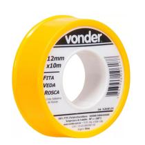 Fita Veda Rosca 12mm X 10m Ptfe Teflon Vonder