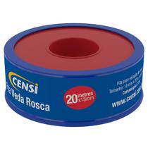 Fita Veda Rosca Com 20 Metros X 18mm Largura Censi Fita Veda Rosca Com 20 Metros X 18mm Largura Censi