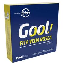 Fita Veda Rosca Gool! 18mm x 10 metros PTFE 101283 Firlon Fita Veda Rosca Gool! 18mm x 10 metros PTFE 101283 Firlon
