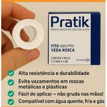 Fita Veda Rosca Pratik 12mm x 5m