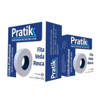 Fita Veda Rosca Pratik Linha Profissional 18mm x 50m Fita Veda Rosca Pratik Linha Profissional 18mm x 50m