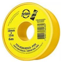 Fita Veda Rosca Ptfe Md Gás Firlon 18Mm X 10M Plastifluor Fita Veda Rosca Ptfe Md Gás Firlon 18Mm X 10M Plastifluor