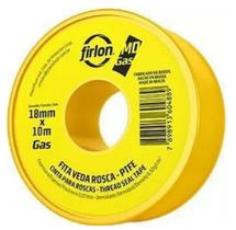 Fita Veda Rosca Ptfe Md Gás Firlon 18Mm X 10M Plastifluor Fita Veda Rosca Ptfe Md Gás Firlon 18Mm X 10M Plastifluor