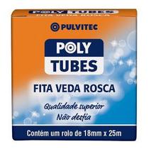 Fita Veda Rosca Pulvitec 18mmx50m - Polytubes - 078817 - Unitário Fita Veda Rosca Pulvitec 18mmx50m - Polytubes - 078817 - Unitário