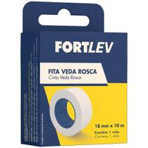 Fita Veda Rosca Teflon 18mm x 10m Para Conexões Hidráulicas Fortlev