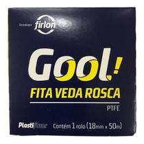 Fita Veda Rosca Teflon Firlon Ptfe 50 Metros X 18mm Gool!