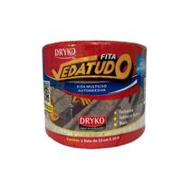 Fita veda tudo Dryko Multiadesiva Rolo 10x10 Telhados Toldos