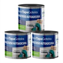 Fita Veda Tudo Tampa Furo Telhas Calhas Cumeeira Rufo Caixa 15cm x 10m