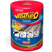 Fita Vedatudo Dryko Alumínio, Autoadesiva, 20 cm x 10 m