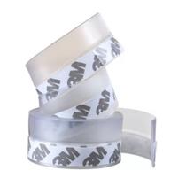 Fita venda porta fresta transparente silicone 3m adesiva kit