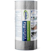 Fita Viapol Multiuso Tapa Goteira 30cm X 10m Manta Asfáltica Fita Viapol Multiuso Tapa Goteira 30cm X 10m Manta Asfáltica