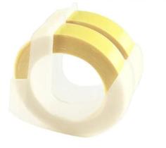 Fita Vinil Amarelo Aplicável Manual Dymo 12Mm 3D635 2 Un