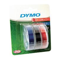 Fita vinílica colorida DYMO para Rotulador manual (9mm x 3m) - 3 unidades Fita vinílica colorida DYMO para Rotulador manual (9mm x 3m) - 3 unidades