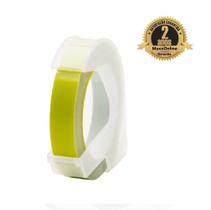 Fita Vinílica Compatível Dymo Rotulador Manual 3DOG15 Verde Oliva 6mm