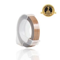 Fita Vinílica Compatível Dymo Rotulador Manual 3DW15 Madeira 6mm Fita Vinílica Compatível Dymo Rotulador Manual 3DW15 Madeira 6mm